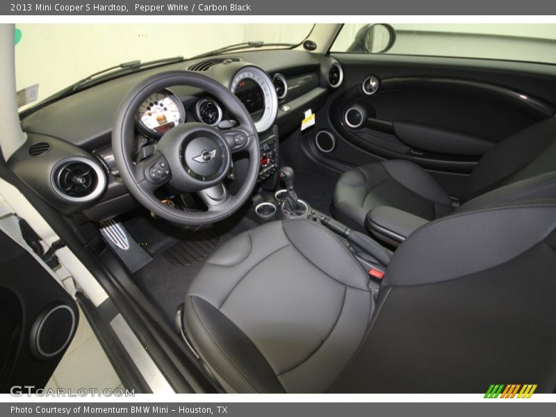 Pepper White / Carbon Black 2013 Mini Cooper S Hardtop