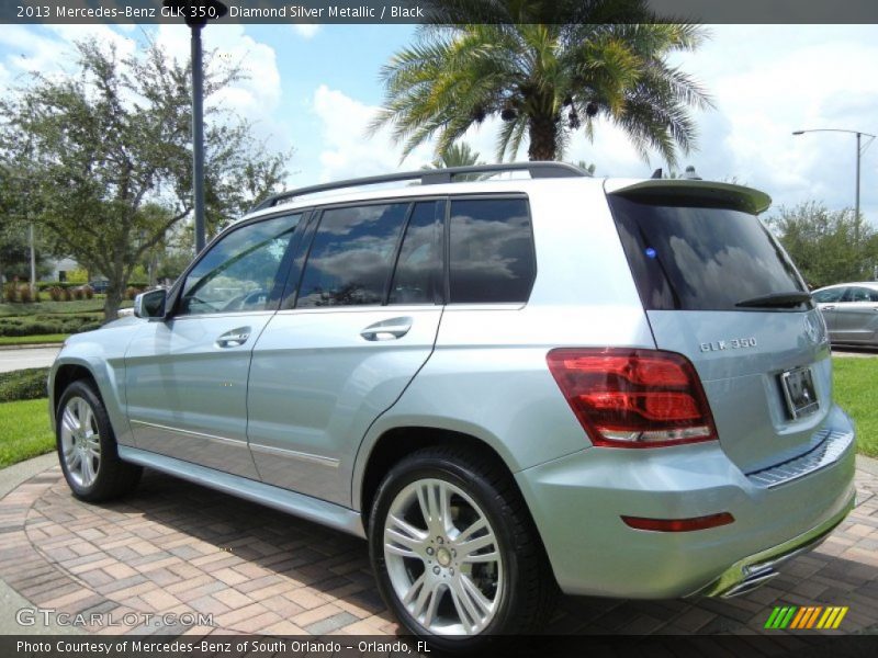 Diamond Silver Metallic / Black 2013 Mercedes-Benz GLK 350
