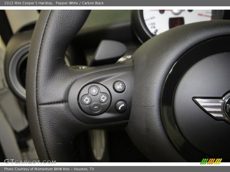 Pepper White / Carbon Black 2013 Mini Cooper S Hardtop