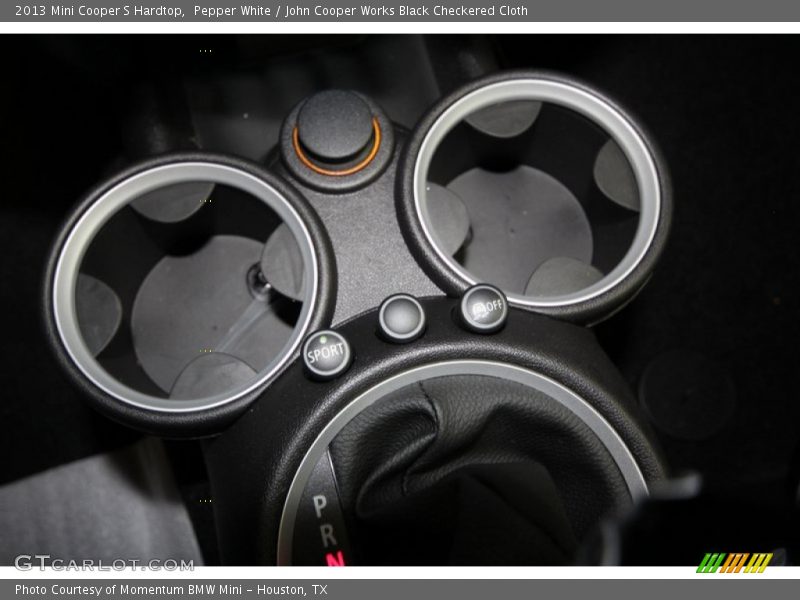 Pepper White / John Cooper Works Black Checkered Cloth 2013 Mini Cooper S Hardtop