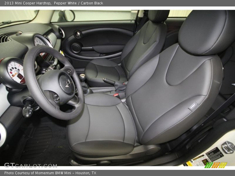 Pepper White / Carbon Black 2013 Mini Cooper Hardtop