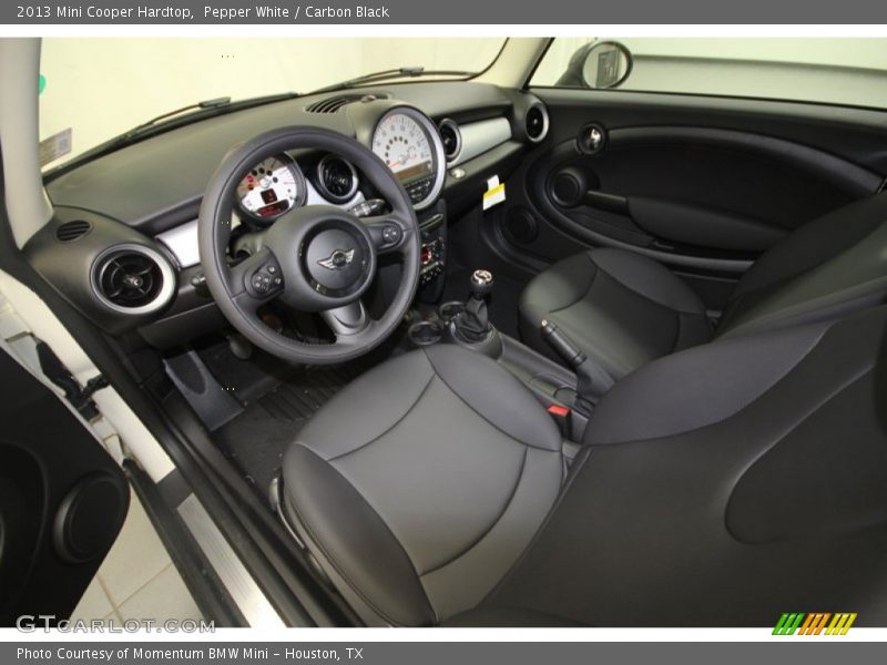Pepper White / Carbon Black 2013 Mini Cooper Hardtop