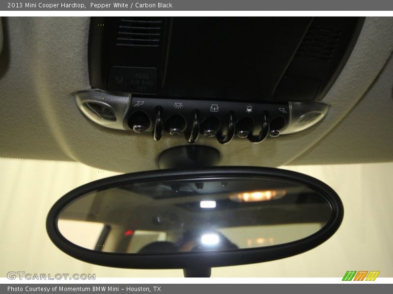 Pepper White / Carbon Black 2013 Mini Cooper Hardtop
