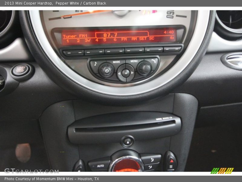Pepper White / Carbon Black 2013 Mini Cooper Hardtop