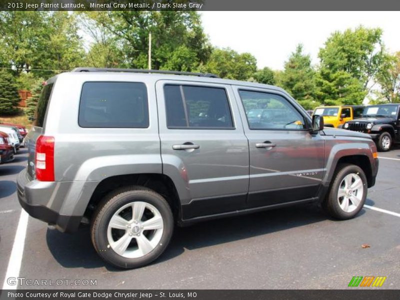 Mineral Gray Metallic / Dark Slate Gray 2013 Jeep Patriot Latitude