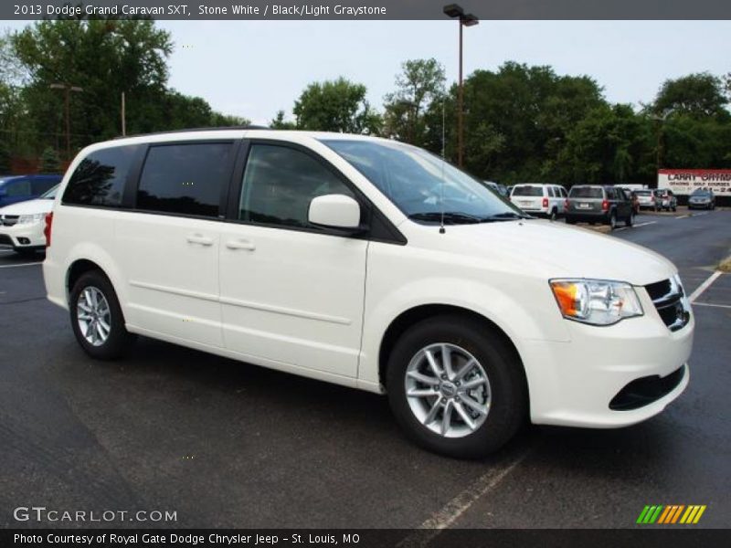  2013 Grand Caravan SXT Stone White