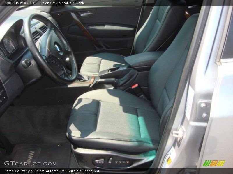 Silver Grey Metallic / Black 2006 BMW X3 3.0i