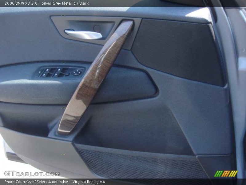 Silver Grey Metallic / Black 2006 BMW X3 3.0i