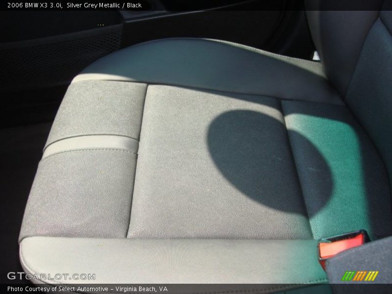 Silver Grey Metallic / Black 2006 BMW X3 3.0i