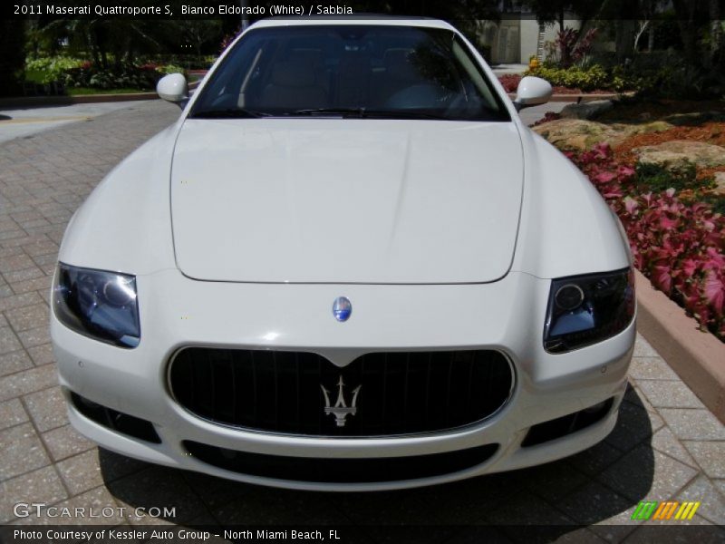 Bianco Eldorado (White) / Sabbia 2011 Maserati Quattroporte S