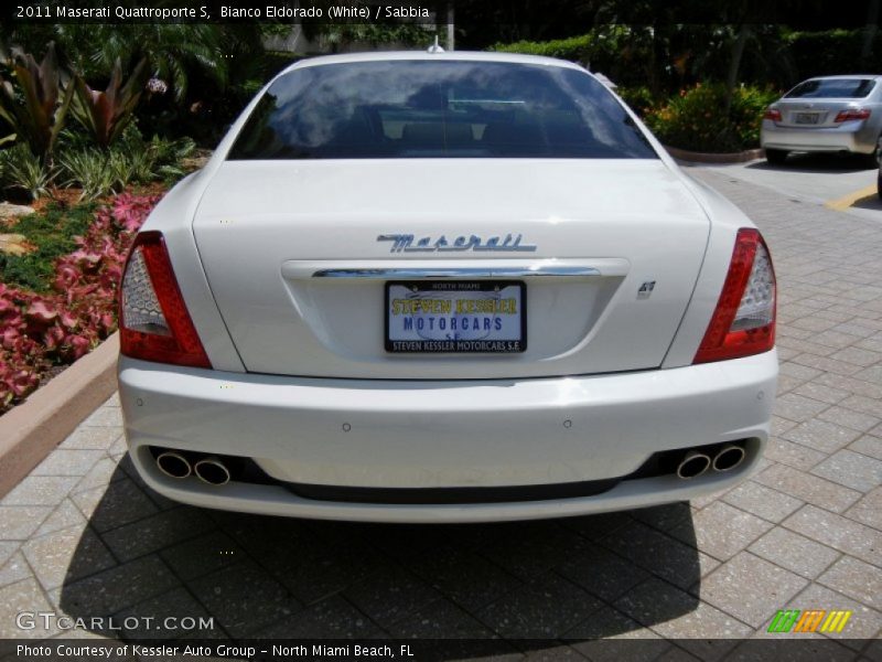 Bianco Eldorado (White) / Sabbia 2011 Maserati Quattroporte S