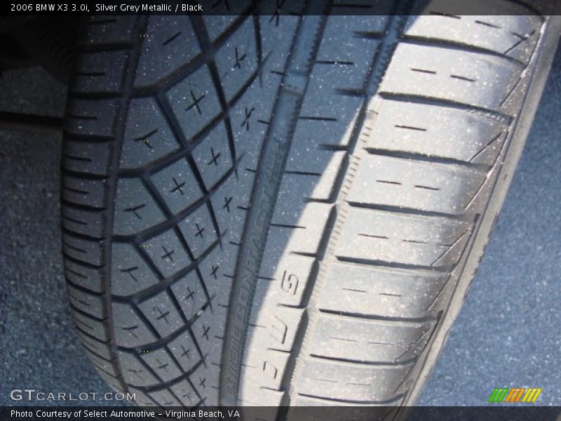 Silver Grey Metallic / Black 2006 BMW X3 3.0i