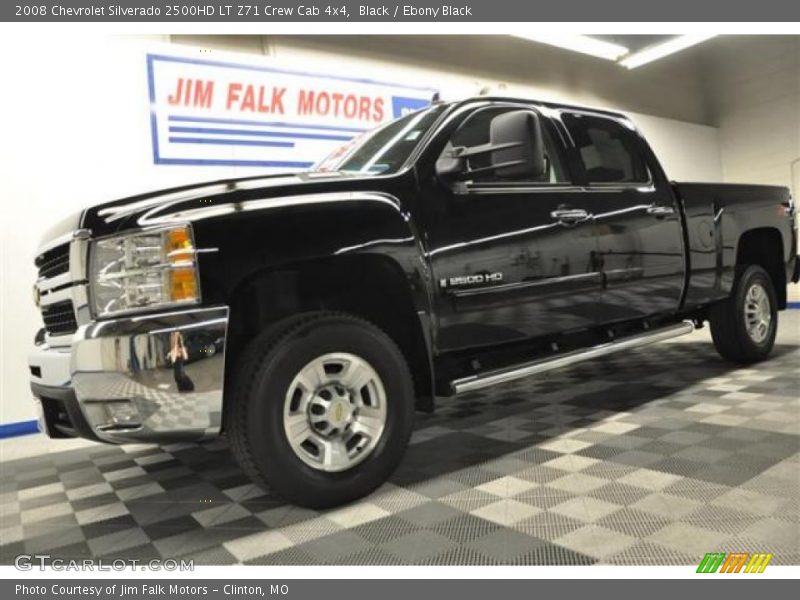 Black / Ebony Black 2008 Chevrolet Silverado 2500HD LT Z71 Crew Cab 4x4