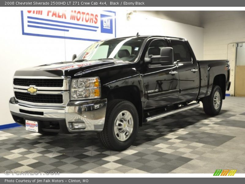 Black / Ebony Black 2008 Chevrolet Silverado 2500HD LT Z71 Crew Cab 4x4