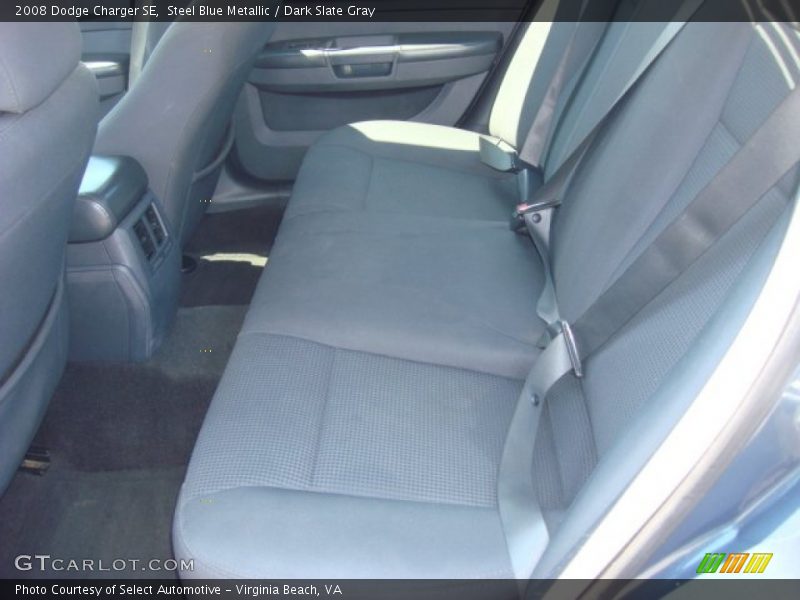 Steel Blue Metallic / Dark Slate Gray 2008 Dodge Charger SE