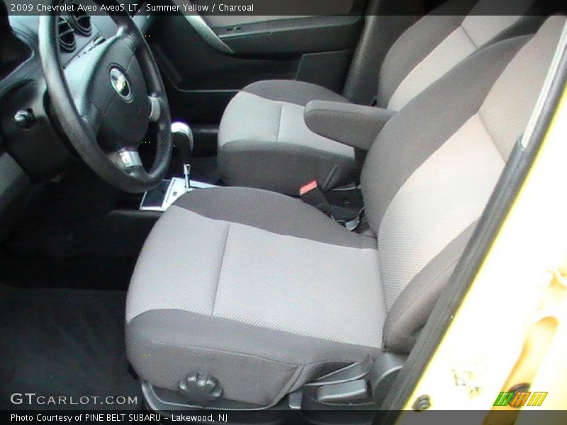 Summer Yellow / Charcoal 2009 Chevrolet Aveo Aveo5 LT