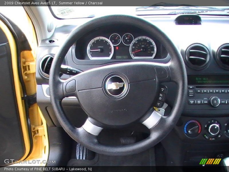 Summer Yellow / Charcoal 2009 Chevrolet Aveo Aveo5 LT