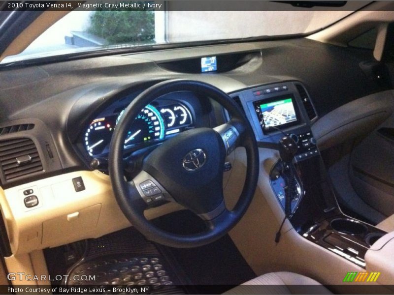 Magnetic Gray Metallic / Ivory 2010 Toyota Venza I4
