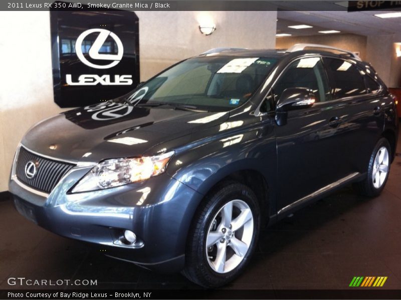 Smokey Granite Mica / Black 2011 Lexus RX 350 AWD