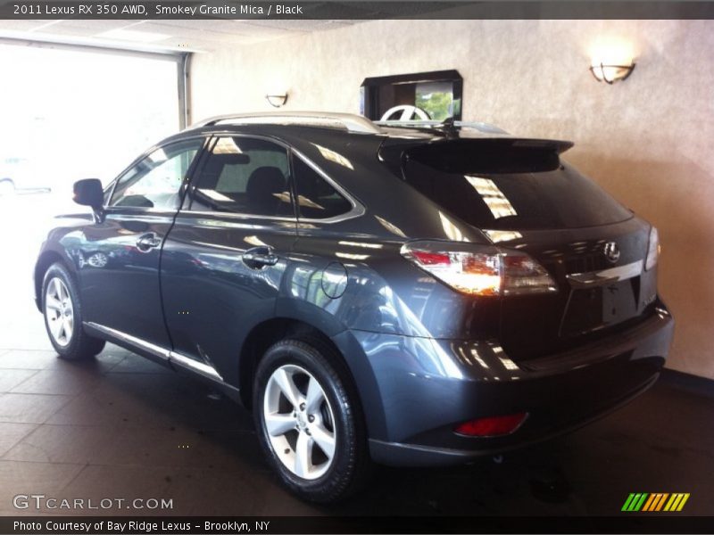 Smokey Granite Mica / Black 2011 Lexus RX 350 AWD