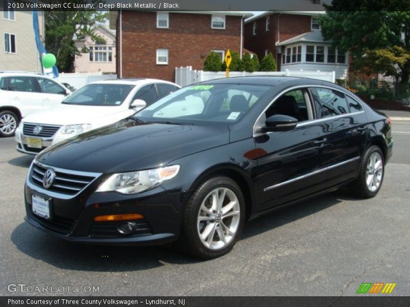Deep Black Metallic / Black 2010 Volkswagen CC Luxury