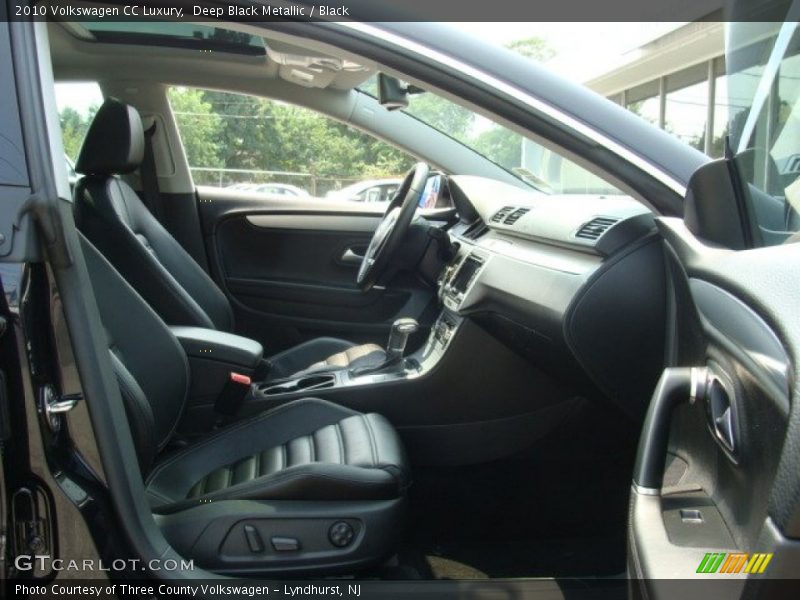Deep Black Metallic / Black 2010 Volkswagen CC Luxury