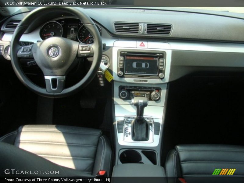 Deep Black Metallic / Black 2010 Volkswagen CC Luxury