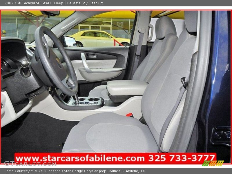 Deep Blue Metallic / Titanium 2007 GMC Acadia SLE AWD