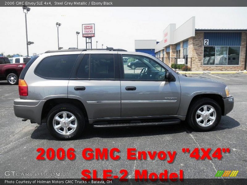 Steel Grey Metallic / Ebony Black 2006 GMC Envoy SLE 4x4