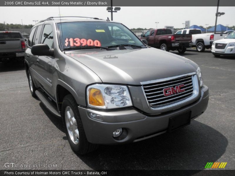 Steel Grey Metallic / Ebony Black 2006 GMC Envoy SLE 4x4