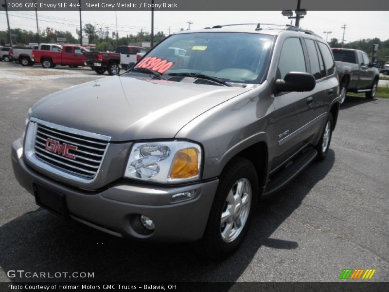 Steel Grey Metallic / Ebony Black 2006 GMC Envoy SLE 4x4