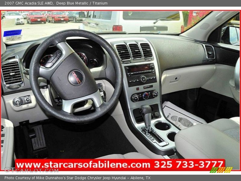 Deep Blue Metallic / Titanium 2007 GMC Acadia SLE AWD