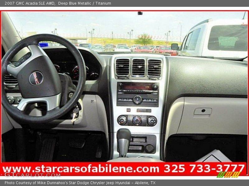 Deep Blue Metallic / Titanium 2007 GMC Acadia SLE AWD