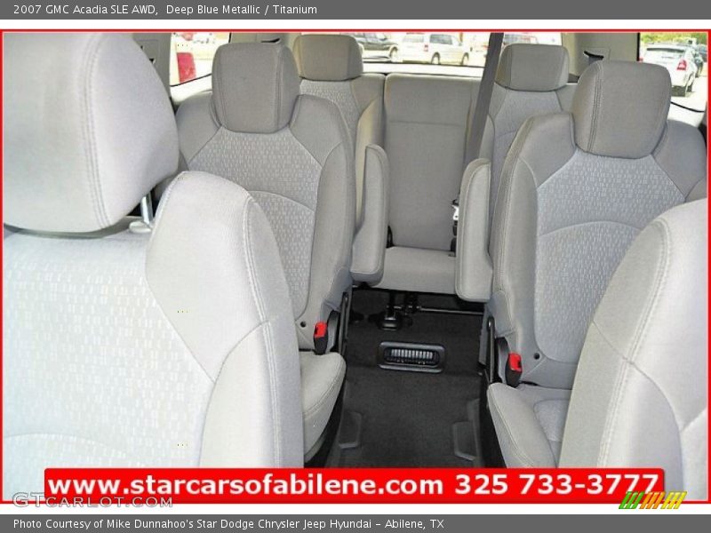 Deep Blue Metallic / Titanium 2007 GMC Acadia SLE AWD