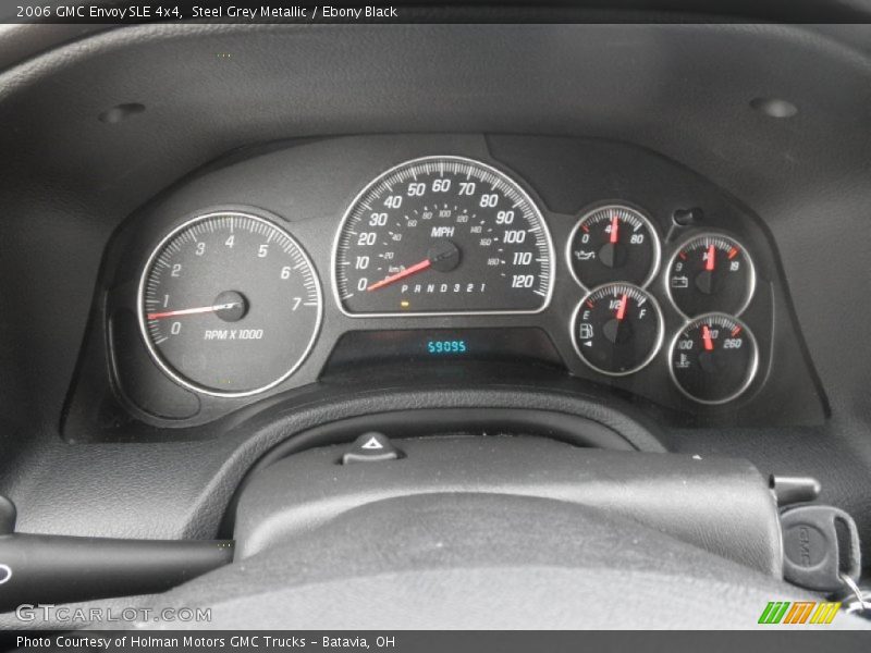 Steel Grey Metallic / Ebony Black 2006 GMC Envoy SLE 4x4