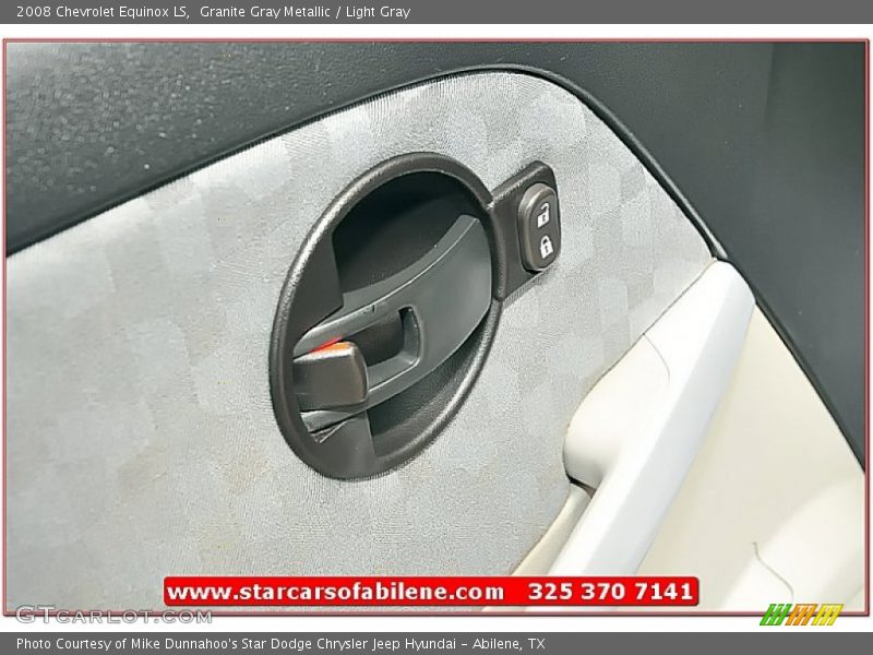 Granite Gray Metallic / Light Gray 2008 Chevrolet Equinox LS