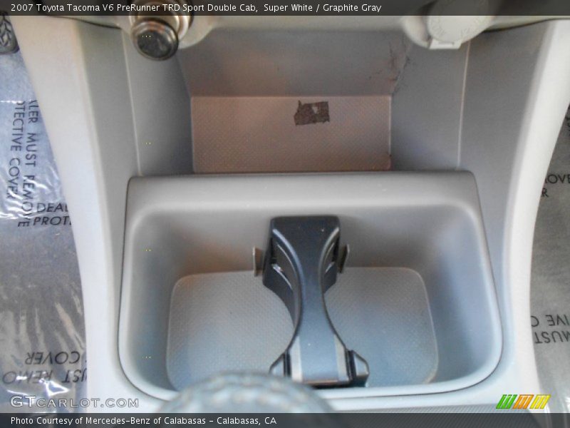 Super White / Graphite Gray 2007 Toyota Tacoma V6 PreRunner TRD Sport Double Cab
