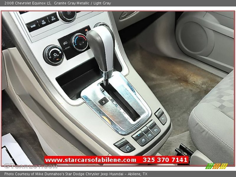 Granite Gray Metallic / Light Gray 2008 Chevrolet Equinox LS