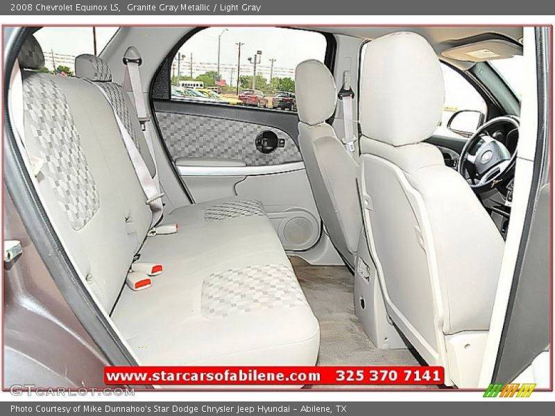 Granite Gray Metallic / Light Gray 2008 Chevrolet Equinox LS