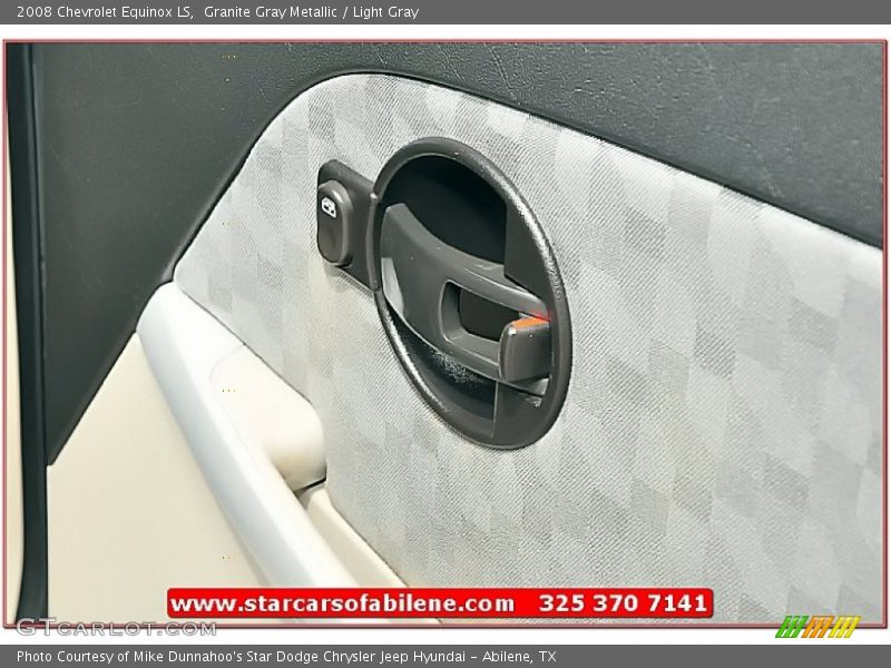 Granite Gray Metallic / Light Gray 2008 Chevrolet Equinox LS