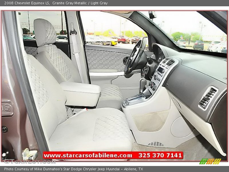 Granite Gray Metallic / Light Gray 2008 Chevrolet Equinox LS
