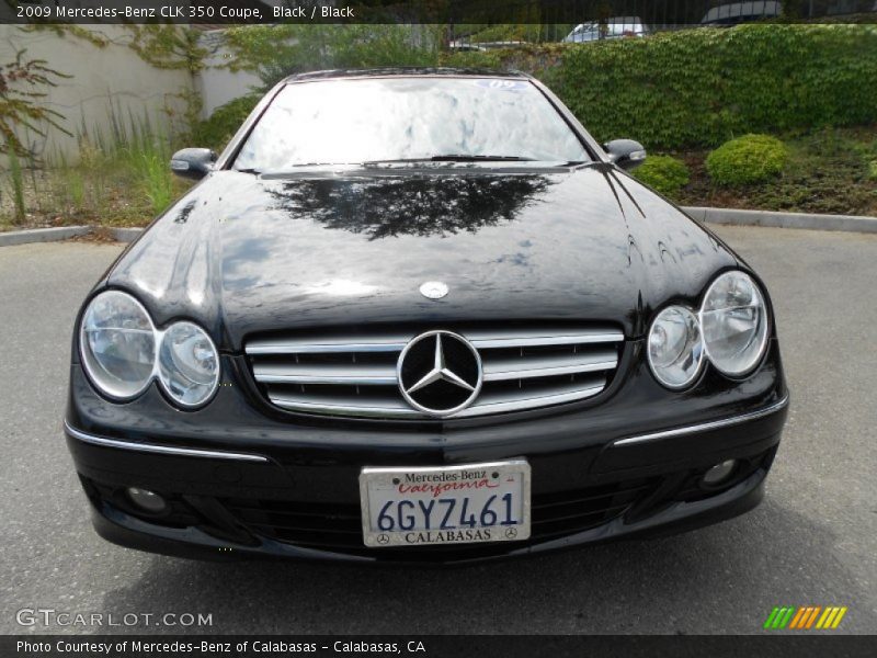 Black / Black 2009 Mercedes-Benz CLK 350 Coupe