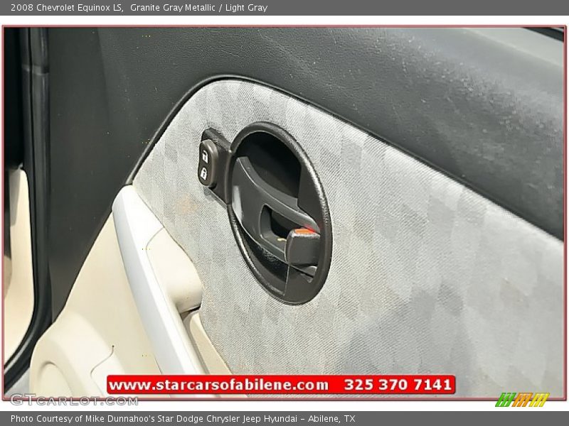 Granite Gray Metallic / Light Gray 2008 Chevrolet Equinox LS