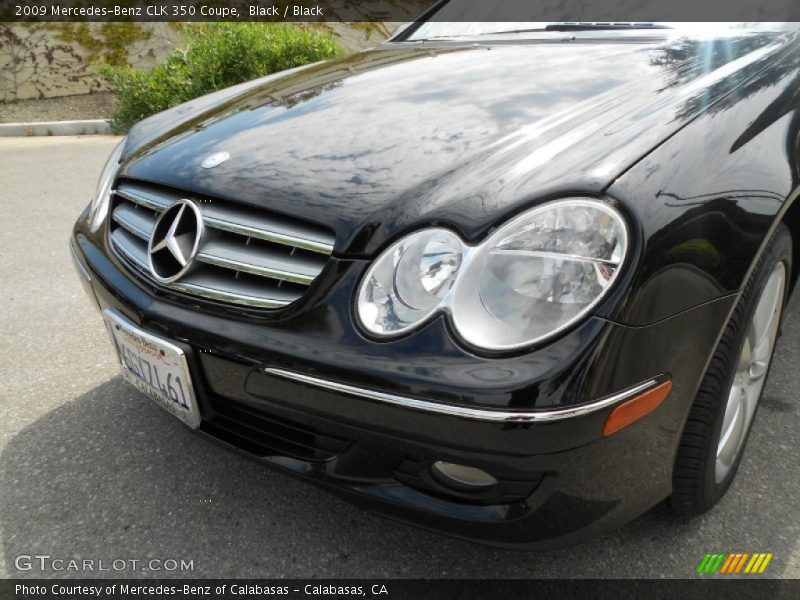 Black / Black 2009 Mercedes-Benz CLK 350 Coupe