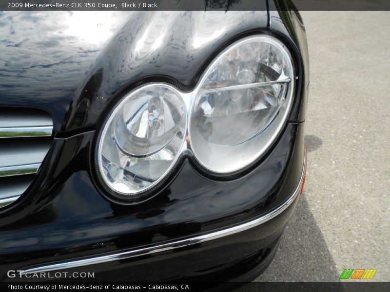 Black / Black 2009 Mercedes-Benz CLK 350 Coupe