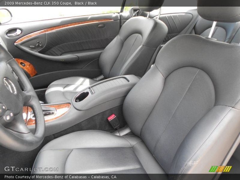 Black / Black 2009 Mercedes-Benz CLK 350 Coupe