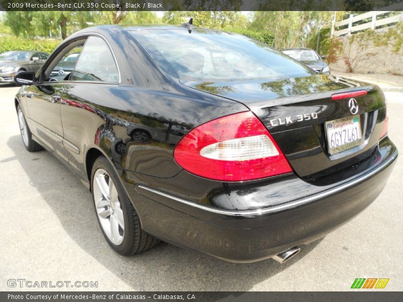 Black / Black 2009 Mercedes-Benz CLK 350 Coupe