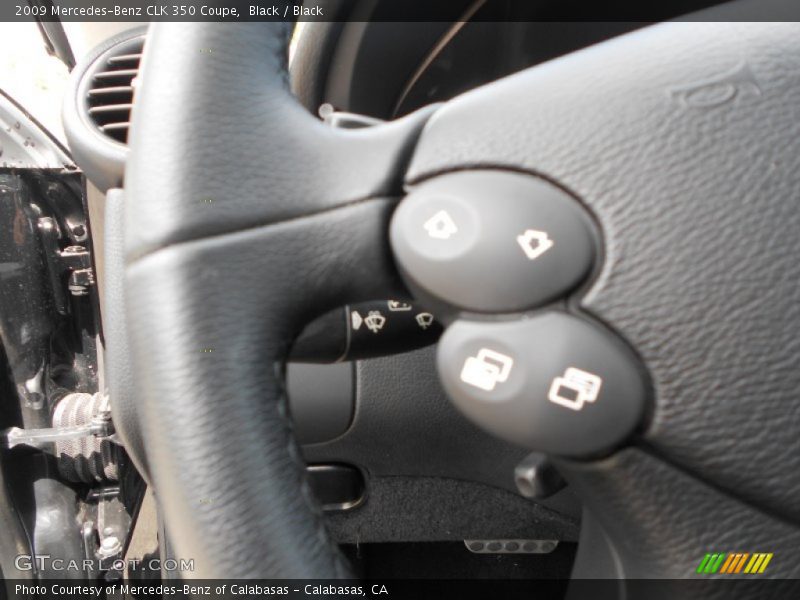 Black / Black 2009 Mercedes-Benz CLK 350 Coupe