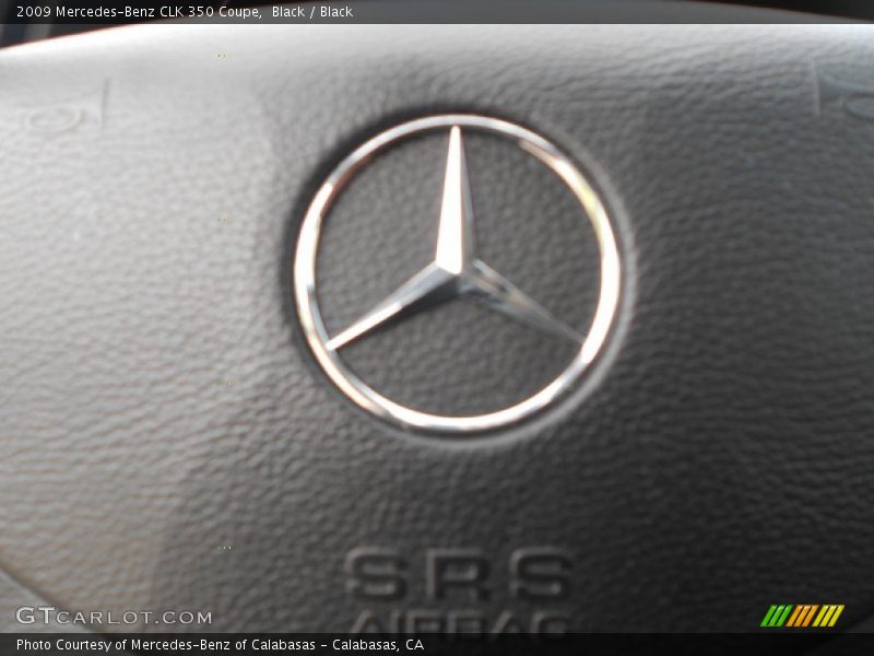 Black / Black 2009 Mercedes-Benz CLK 350 Coupe