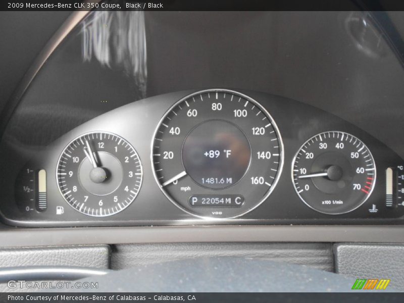 Black / Black 2009 Mercedes-Benz CLK 350 Coupe